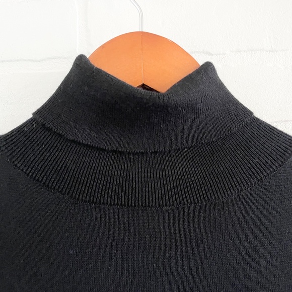 Matinique Men’s Knit Sweater Turtleneck Wool blend Lightweight Old money Sz L - Picture 5 of 15